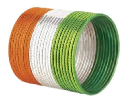 Kids Metal Bangles Tricolor - Set of 24 - 2.2 Online now