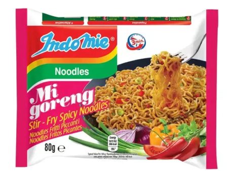 Indomie Noodle Mi Goreng Pedas Stir Fry Spicy Noodles - 80g Discount