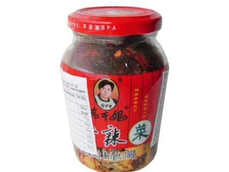 Best Before 20 Dec  24 - Lao Gan Ma - Pickled Leaf Mustard and Chilli - 188g Cheap