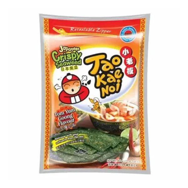 Taokaenoi Crispy Seaweed Tom Yum Goong - 32g Online Hot Sale