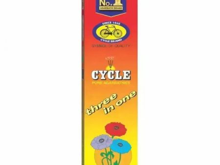 Cycle Brand - Three In One Agarbatti   Incense Sticks - 35g For Sale