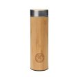 Bamboo Tumbler with Tea Infuser & Strainer inside Online