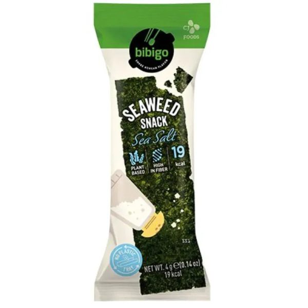 Bibigo-Seaweed Snack Sea Salt - 4g Online Hot Sale