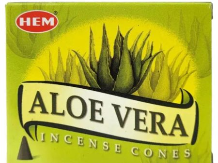 HEM Aloe Vera Incense Cones - 10 Cones Sale