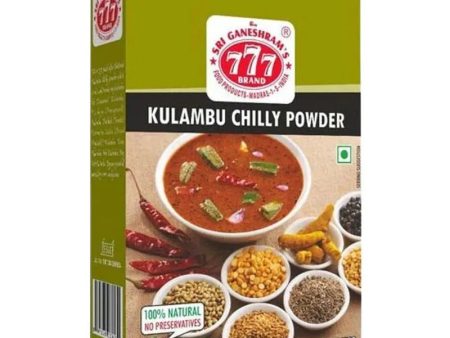 777 Brand- Kulambu Chilly Powder- 165g Sale