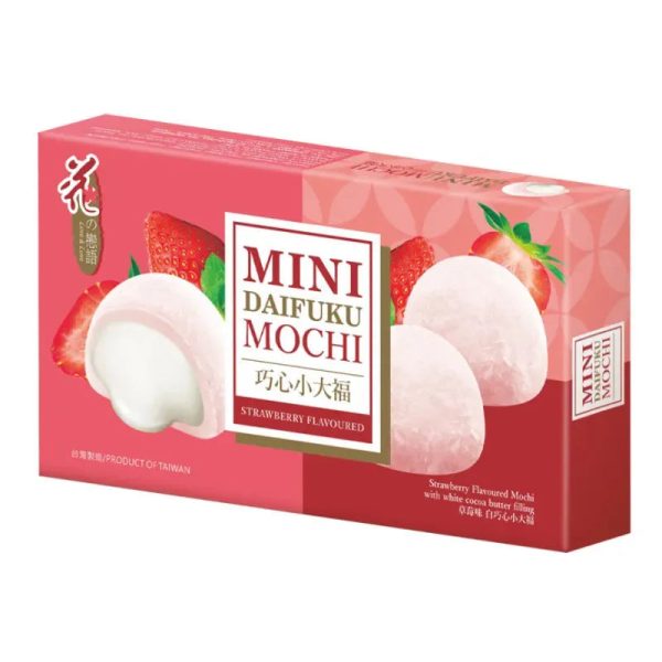 Love & Love Mini Mochi - Strawberry Flavour - 80g Fashion