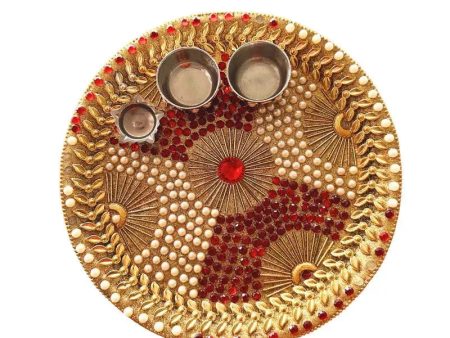 Pooja Thali D-D 28 cm Hot on Sale