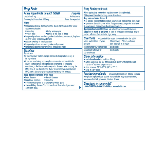 Claritin-D Tablets 12-Hour Non-Drowsy Sale