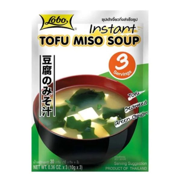 Lobo - Instant Tofu Miso Soup - 30g For Cheap