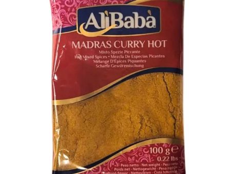 Ali Baba Madras Curry Powder Hot - 100g Sale