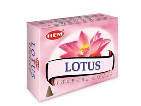 HEM Lotus Incense Cones - 10 Cones For Sale