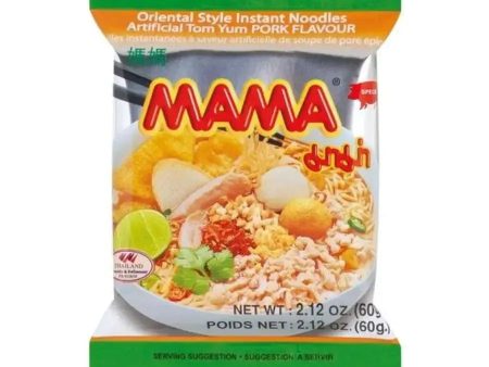 MAMA Instant Noodle Pork Tom-Yum Flavour - 60g Online now