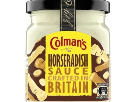 Colman s Horseradish Sauce Crafted in Britain - 136g Online now