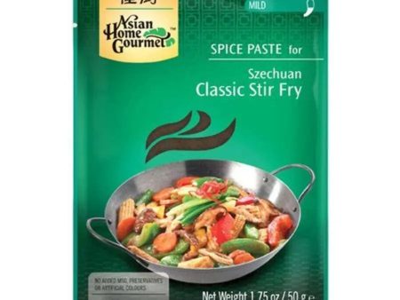 Asian Home Gourmet - Spice Paste for Szechuan Classic Stir Fry - 50g For Sale