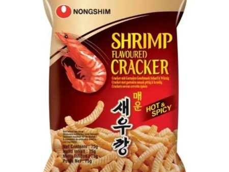 Nongshim Shrimp Crackers Hot & Spicy - 75g Online