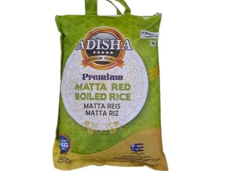 Adisha Matta Red Boiled Rice - 5Kgs Supply