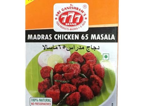 777 Brand- Madras Chicken 65 Masala - 165g For Discount