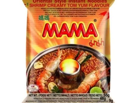 MAMA Instant Noodle Shrimp Tom-Yum Flavour - 55g For Sale