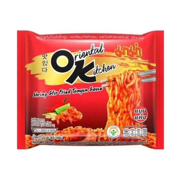 MAMA Instant Noodle Shrimp Stir-Fry Tom-Yum Sauce - 85g Fashion