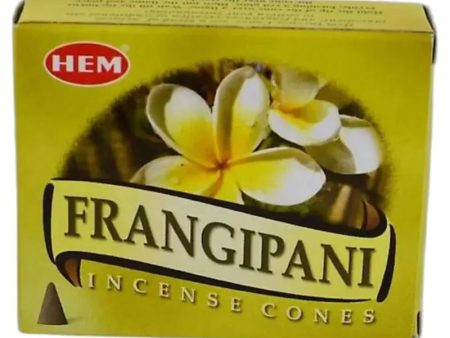 HEM Frangipani Incense Cones - 10 Cones For Discount