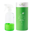 Glass Spray Bottle with Green Sleeve Hot on Sale